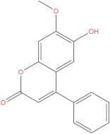 6-Hydroxy-7-methoxy-4-phenylcoumarin