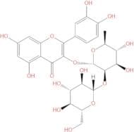 Quercetin-3-O-D-glucosyl]-(1-2)-L-rhamnoside
