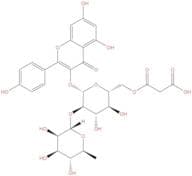 Kaempferol 3-O-(2""-O-α-rhamnosyl-6""-O-malonyl)-β-glucoside