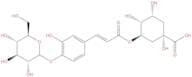 Cyclohexanecarboxylic acid, 3-[[(2E)-3-[4-(D-glucopyranosyloxy)-3-hydroxyphenyl]-1-oxo-2-propen-1-…