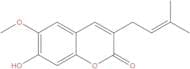 7-Hydroxy-6-methoxy-3-prenylcoumarin
