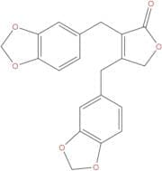 2,3-Di(3',4'-methylenedioxybenzyl)-2-buten-4-olide