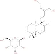 ent-Labda-8(17),13Z-diene-15,16,19-triol 19-O-glucoside