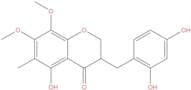 3-(2,4-Dihydroxybenzyl)-5-hydroxy-7,8-dimethoxy-6-methylchroman-4-one