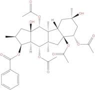 5,8,9,14-Tetraacetoxy-3-benzoyloxy-10,15-dihydroxypepluane