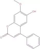 6-Hydroxy-7-methoxy-4-phenylcoumarin
