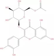 Quercetin-3-glucoside-6''-acetate