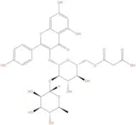 Kaempferol 3-O-(2""-O-α-rhamnosyl-6""-O-malonyl)-β-glucoside