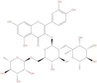 Quercetin 3-O-rutinoside-(1→2)-O-rhamnoside