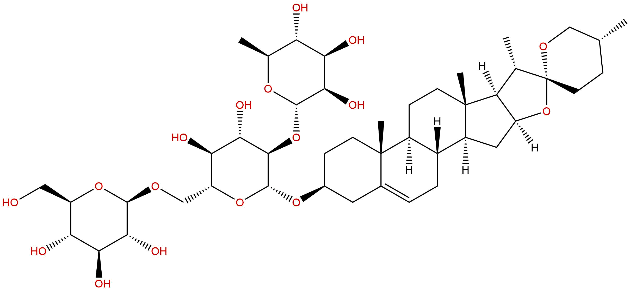 Diosgenin-3-O-rhamnosyl(1-2)[glucosyl(1-6)]glucoside