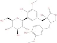 Nortrachelogenin 5'-C-β-glucopyranoside