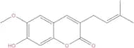 7-Hydroxy-6-methoxy-3-prenylcoumarin