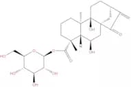 ent-6,9-Dihydroxy-15-oxokaur-16-en-19-oic acid β-D-glucopyranosyl ester