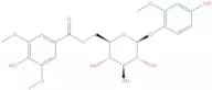 4-Hydroxy-2-methoxyphenol 1-O-(6-O-syringoyl)glucoside