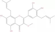 5,7,3',4'-Tetrahydroxy-3-methoxy-8,5'-diprenylflavone