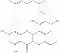 3'-Geranyl-3-prenyl-5,7,2',4'-tetrahydroxyflavone
