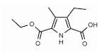 Ethyl 5-carboxy-4-ethyl-3-methyl-2-pyrrolecarboxylate