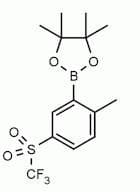 (2-Methyl-5-((trifluoromethyl)sulfonyl)phenyl)boronic acid pinacol ester