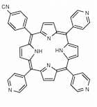 5-mono(4-cyanophenyl)-10,15,20-tri(4-pyridyl) porphine