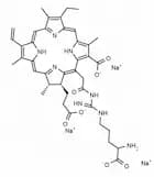 Arginine amide of chlorin e6 trisodium salt