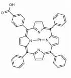 Pt(II) 5-(4-carboxyphenyl)-10,15,20 triphenyl porphine
