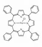 Fe(III) meso-Tetraphenylporphine Chloride (contains 1-3% chlorin)