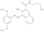 N-Butyl-4-[2-(2,5-dimethoxyphenyl)diazenyl]-3-hydroxy-2-naphthalenecarboxamide
