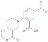 2-(3-(Ethoxycarbonyl)piperidin-1-yl)-5-nitrobenzoic acid