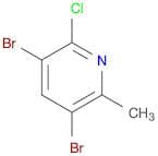 Pyridine, 3,5-dibromo-2-chloro-6-methyl-