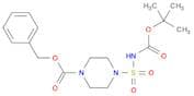 benzyl 4-{[(tert-butoxycarbonyl)amino] sulfonyl}tetrahydro-1(2H)-pyrazine carboxylate