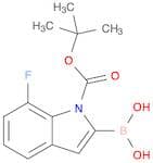 (1-(tert-Butoxycarbonyl)-7-fluoro-1H-indol-2-yl)boronic acid