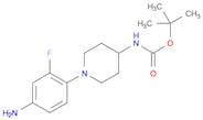 Carbamic acid, N-[1-(4-amino-2-fluorophenyl)-4-piperidinyl]-, 1,1-dimethylethyl ester