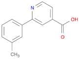 2-(3-methylphenyl)isonicotinic acid