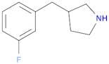 3-[(3-fluorophenyl)methyl]pyrrolidine