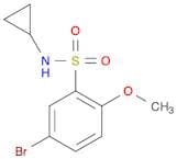5-Bromo-N-cyclopropyl-2-methoxybenzenesulfonamide