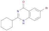 6-Bromo-2-cyclohexylquinazolin-4(3H)-one
