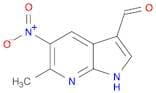 6-Methyl-5-nitro-1H-pyrrolo[2,3-b]pyridine-3-carbaldehyde