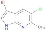 3-Bromo-5-chloro-6-methyl-1H-pyrrolo[2,3-b]pyridine