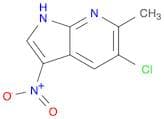 5-Chloro-6-methyl-3-nitro-1H-pyrrolo[2,3-b]pyridine