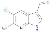5-Chloro-6-methyl-1H-pyrrolo[2,3-b]pyridine-3-carbaldehyde