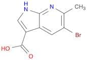 5-bromo-6-methyl-1H-pyrrolo[2,3-b]pyridine-3-carboxylic acid