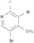 Pyridine, 3,5-dibromo-2-fluoro-4-methyl-