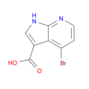 1H-Pyrrolo[2,3-b]pyridine-3-carboxylic acid, 4-bromo-