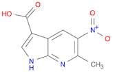 6-Methyl-5-nitro-1H-pyrrolo[2,3-b]pyridine-3-carboxylic acid