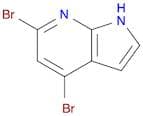 1H-PYRROLO[2,3-B]PYRIDINE, 4,6-DIBROMO-