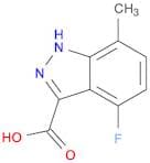 4-fluoro-7-methyl-1H-indazole-3-carboxylic acid