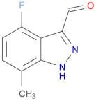 4-Fluoro-7-methyl-1H-indazole-3-carbaldehyde