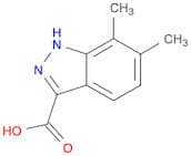 1H-Indazole-3-carboxylic acid, 6,7-dimethyl-