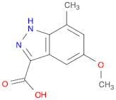 1H-Indazole-3-carboxylic acid, 5-methoxy-7-methyl-