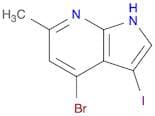 4-Bromo-3-iodo-6-methyl-1H-pyrrolo[2,3-b]pyridine
